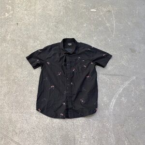 BILLABONG AOP BUTTON DOWN TEE